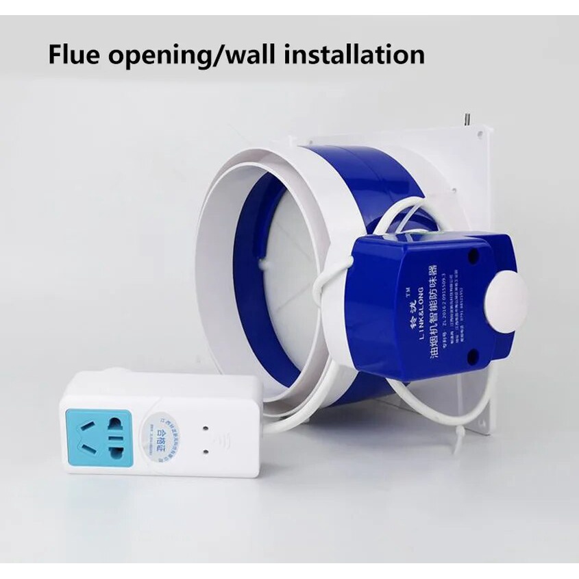 Electric Check Valve With Sensor For Kitchen Range Hood Anti Odor Check ...