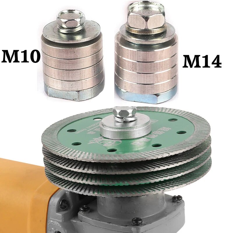 M10/M14 Angle Grinder to Grooving Machine Adapter Conversion Kit Flange ...