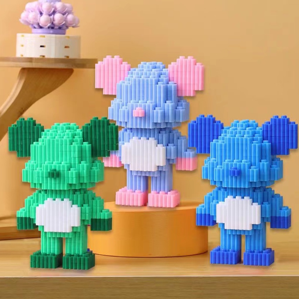 DUZ Building Blocks Cute Cartoon Mini Sanrio Cinnamoroll Kuromi Block ...