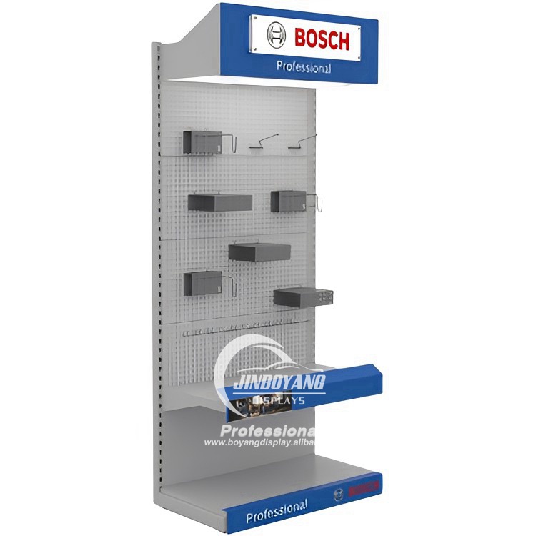 Wholesale Custom Auto Parts Shop Flooring Display Stands Metal Car