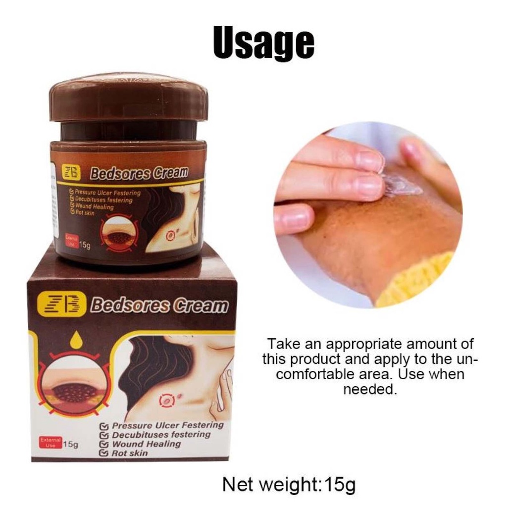 ZB Bedsores Wound Healing Cream Antibacterial Repair Pressure Sores