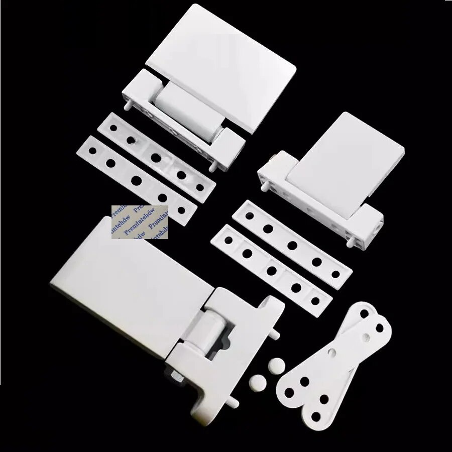 2Pcs Heavy Flag Type Hinge For UPVC Casement Window Door White Plastic ...