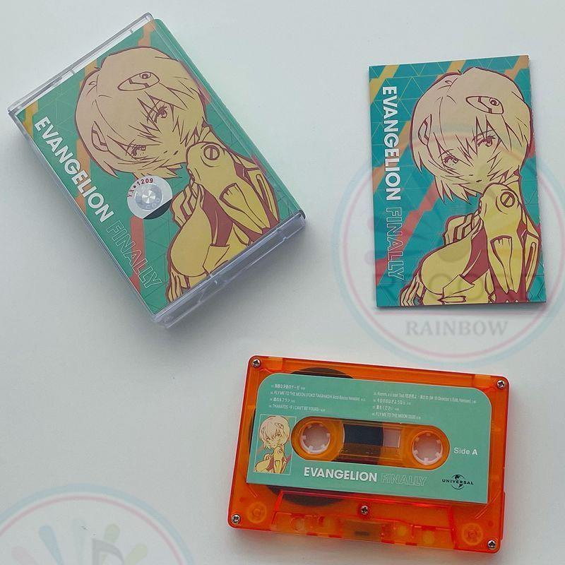 Original EVA EVANGELION FINALLY Cassette Tape + Lyric Book Collector's ...