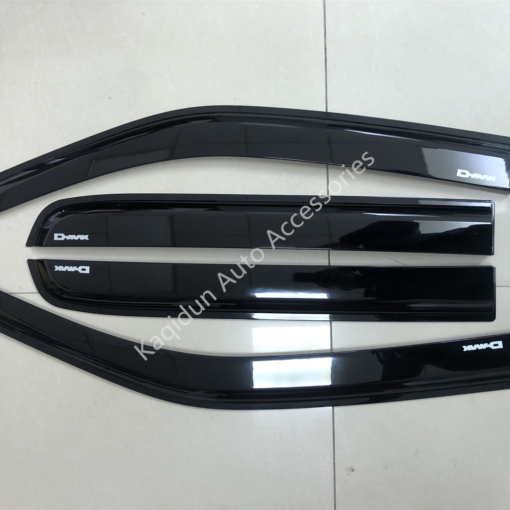 New Car injection window sun visor rain guard door visors for Isuzu D