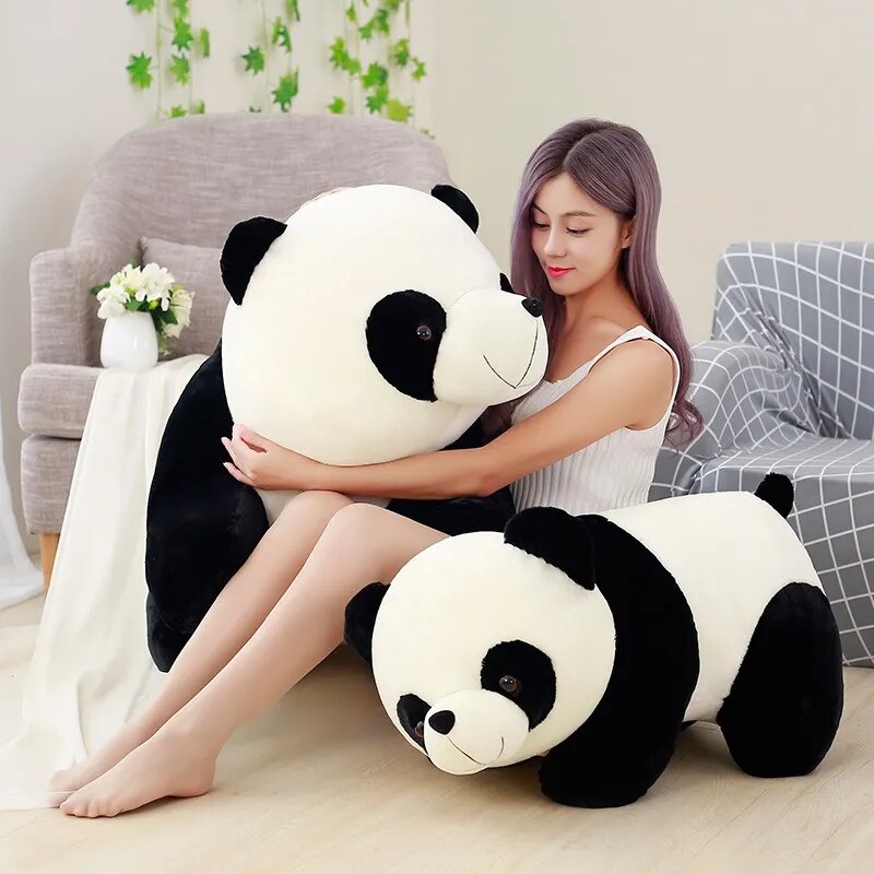 1pcs Cute Giant Panda Bear Plush Stuffed Animal Doll Animals Toy Pillow