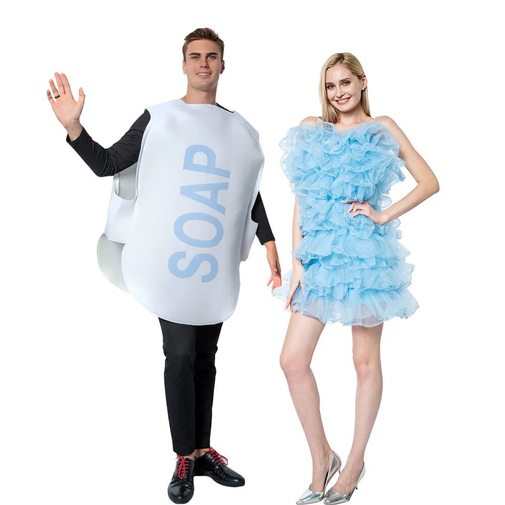 40t Adult Funny Loofah Soap Bath Cosplay Costume Men Women Halloween ...