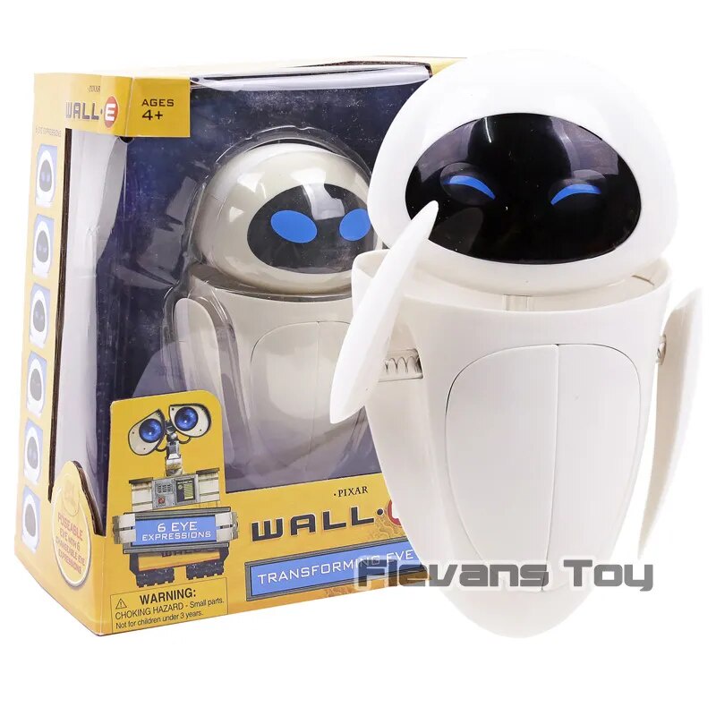 03B Disney Pixar Thinkway Toys WALL-E Transforming EVE 6 Eye ...