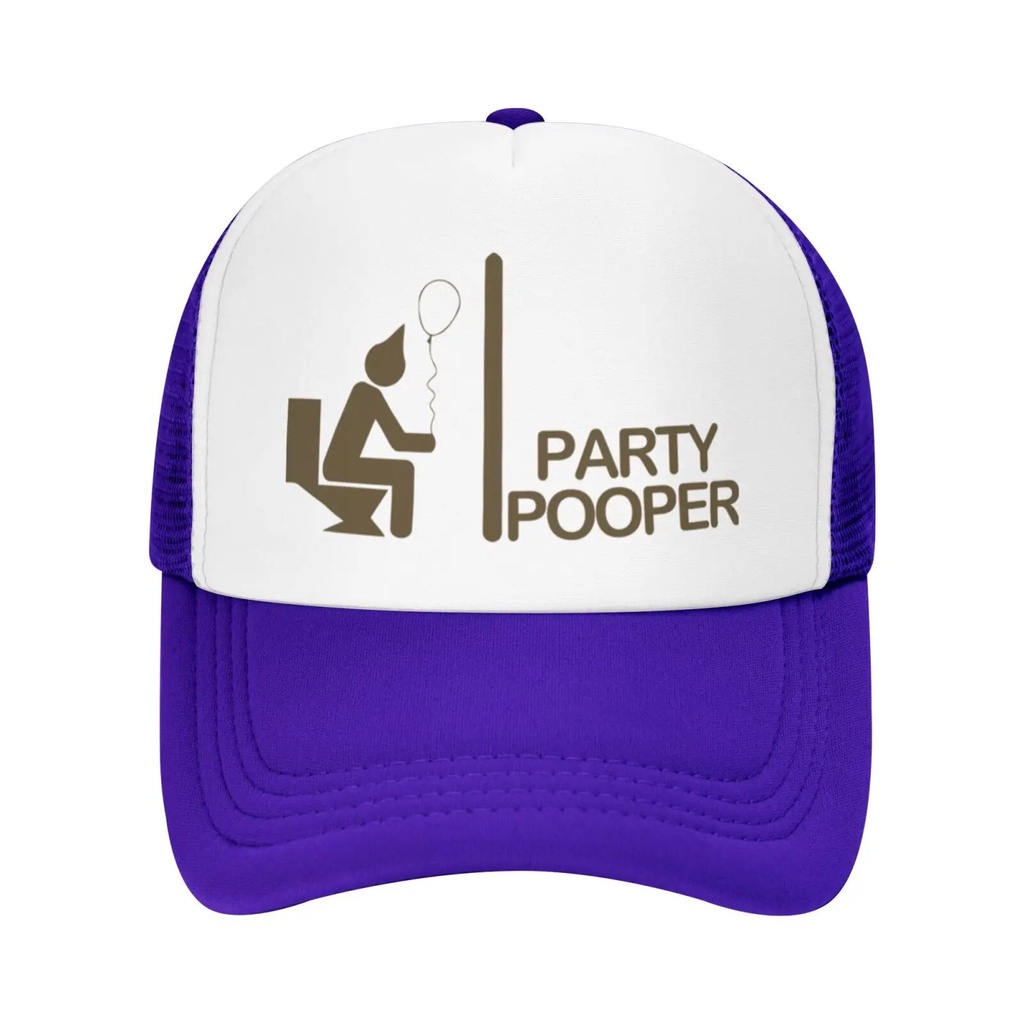 45O Party Pooper Mesh Cap For Men Adult Headwear Outdoor Casual Cap