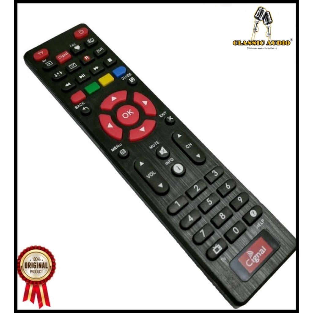 CIGNALCable By Classic Audio Digibox Digital TV Box Universal Remote Control(Original