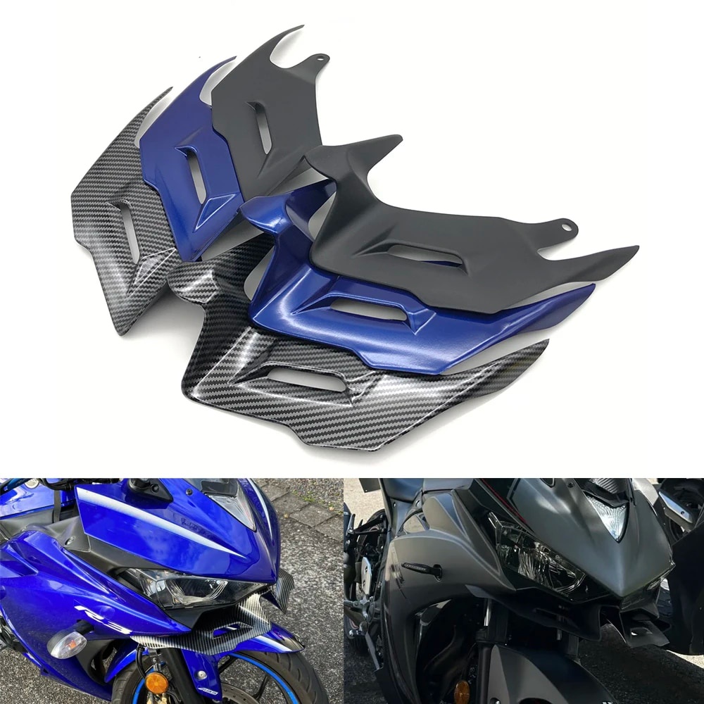 ⓞMotorcycle Front Beak Fairing Aerodynamic Winglet Lower Cover ...