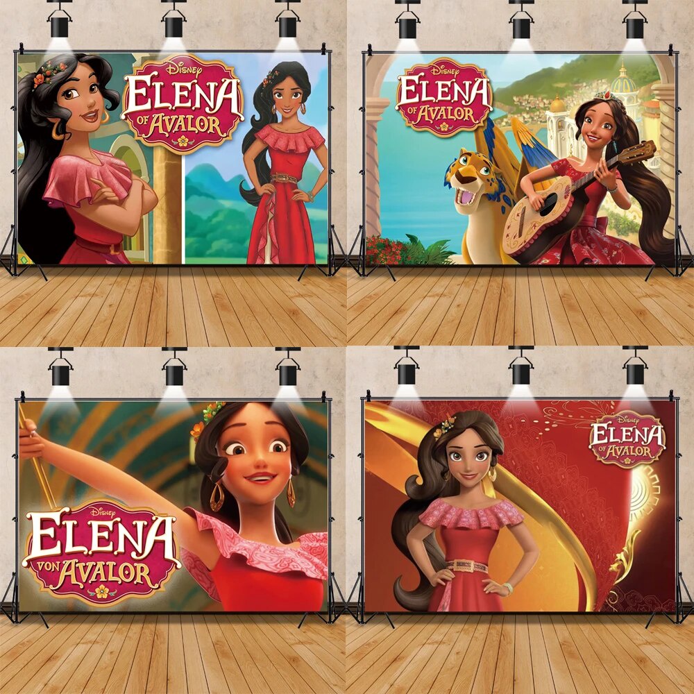 Princess Elena of Avalor Girl Birthday Party Backdrops Custom Elena ...