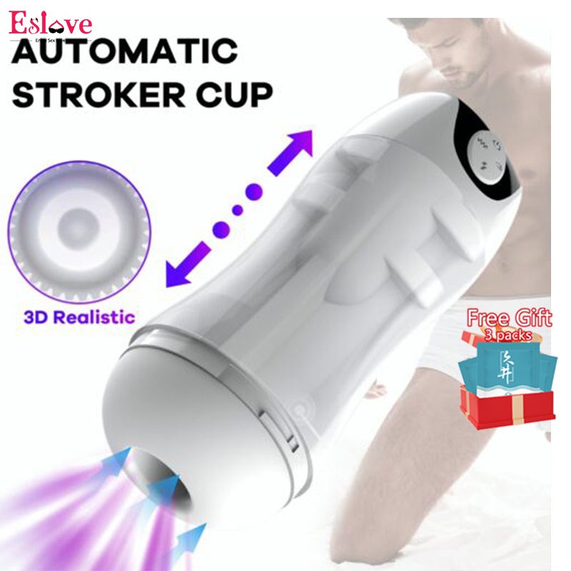 ESLOVE Automatic Sucking Real Sex toys for men vibrator for men sex toys |  Shopee Philippines