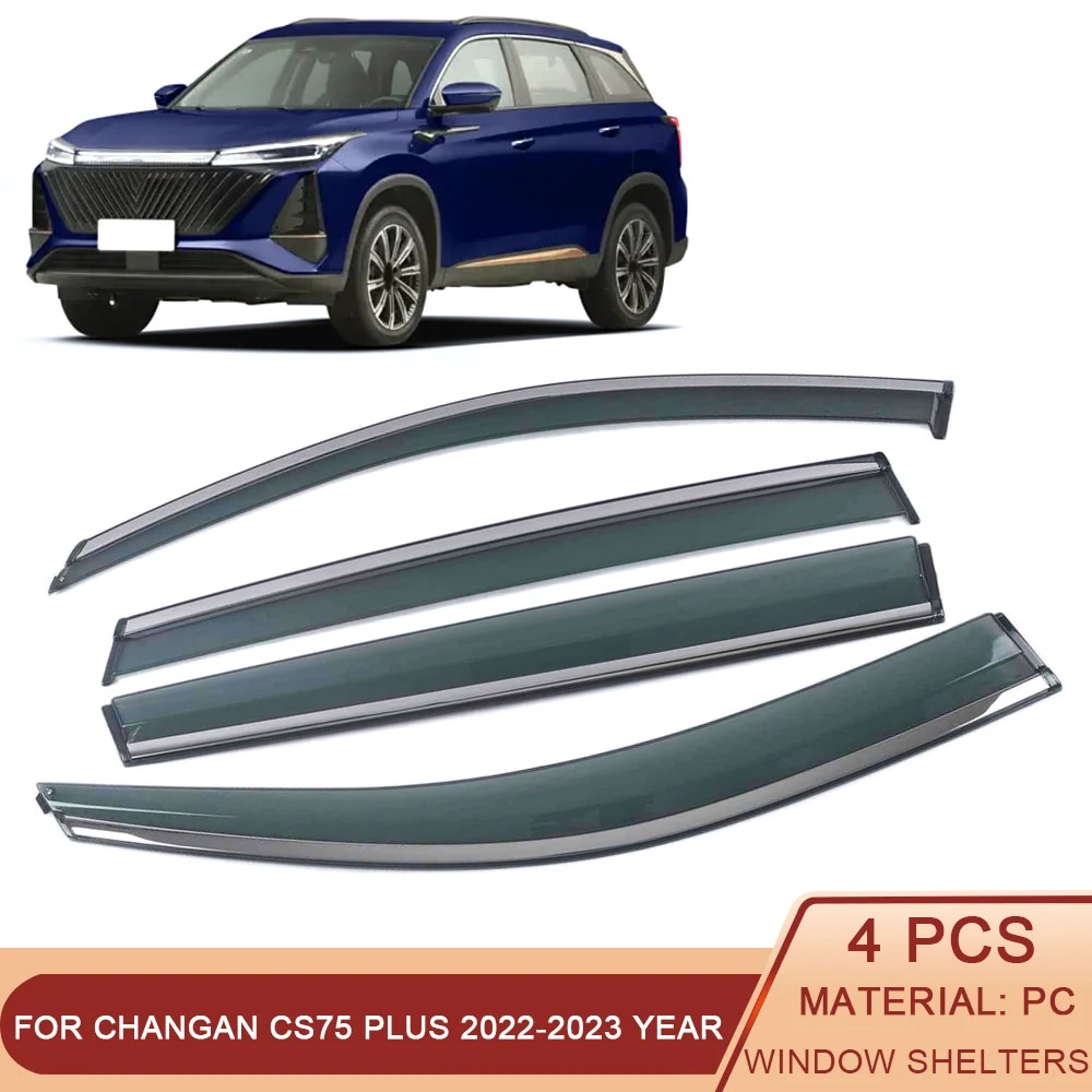 For Changan CS75 PLUS 2022-2023 Car Window Sun Rain Shade Visor Shield ...