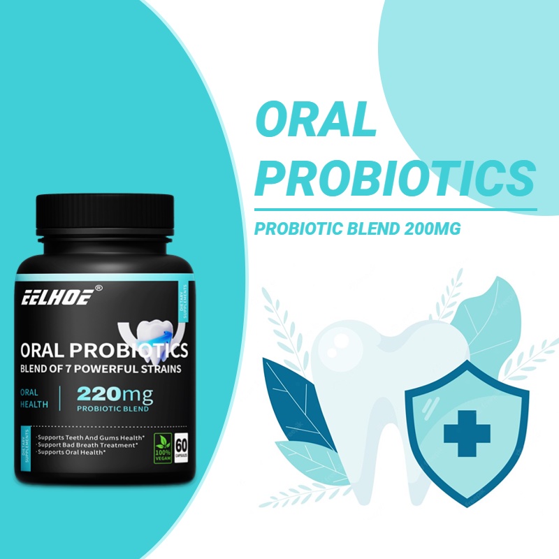 Oral Probiotic 220 mg Bad Breath Treatment Contains Blis K12 And M18 To