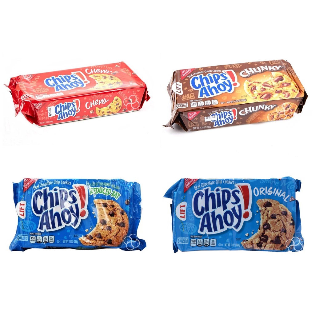 Nabisco Chips Ahoy Original Reduced Fat Chewy and Chunky Chocolate Chip