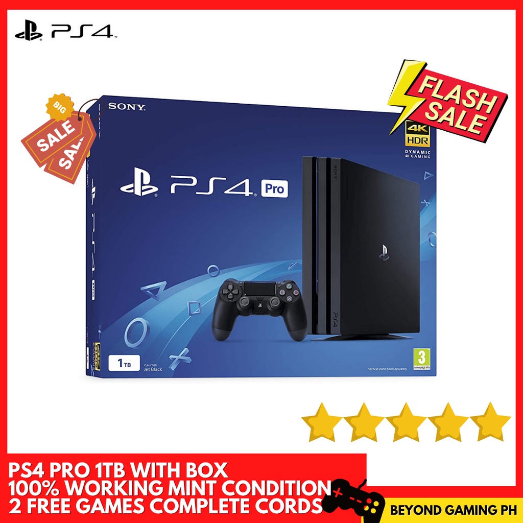 PS4 PRO 1TB Console PlayStation 4 Pro PlayStation Complete Set