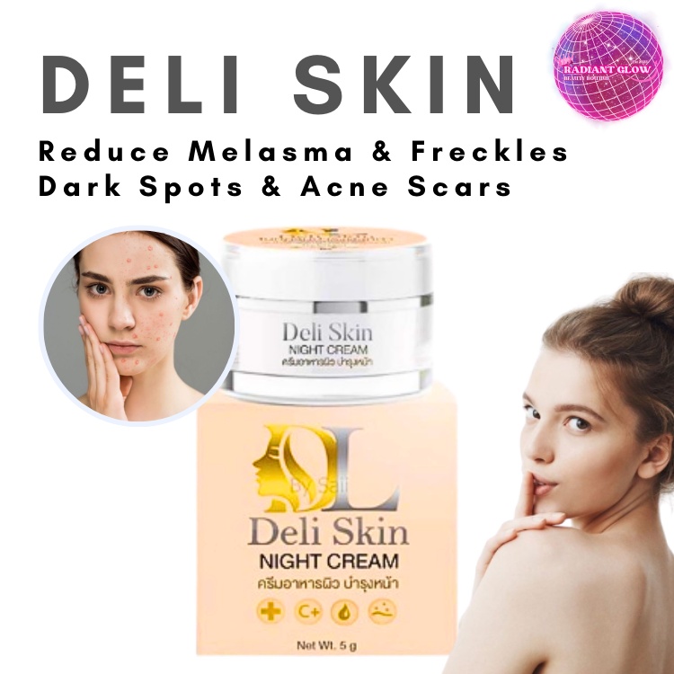 2024 DULL SKIN FOR CREAM THAILAND DELI NIGHT ACNESMELASMA FROM 5g SKIN ...