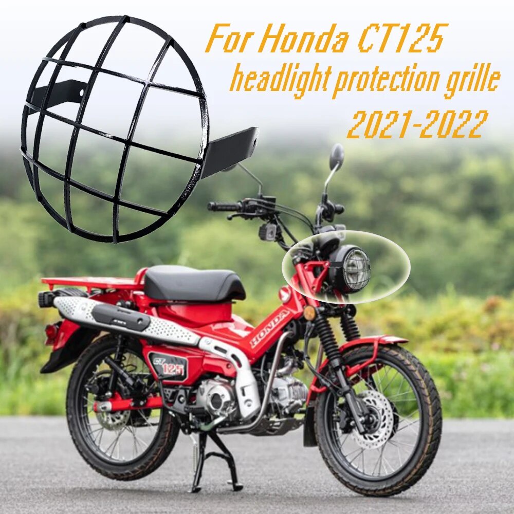 57t Hunter Cub Retro Motorcycle Headlight Guard FOR HONDA CT125 CT 125 ct125 Mesh Grille Guard