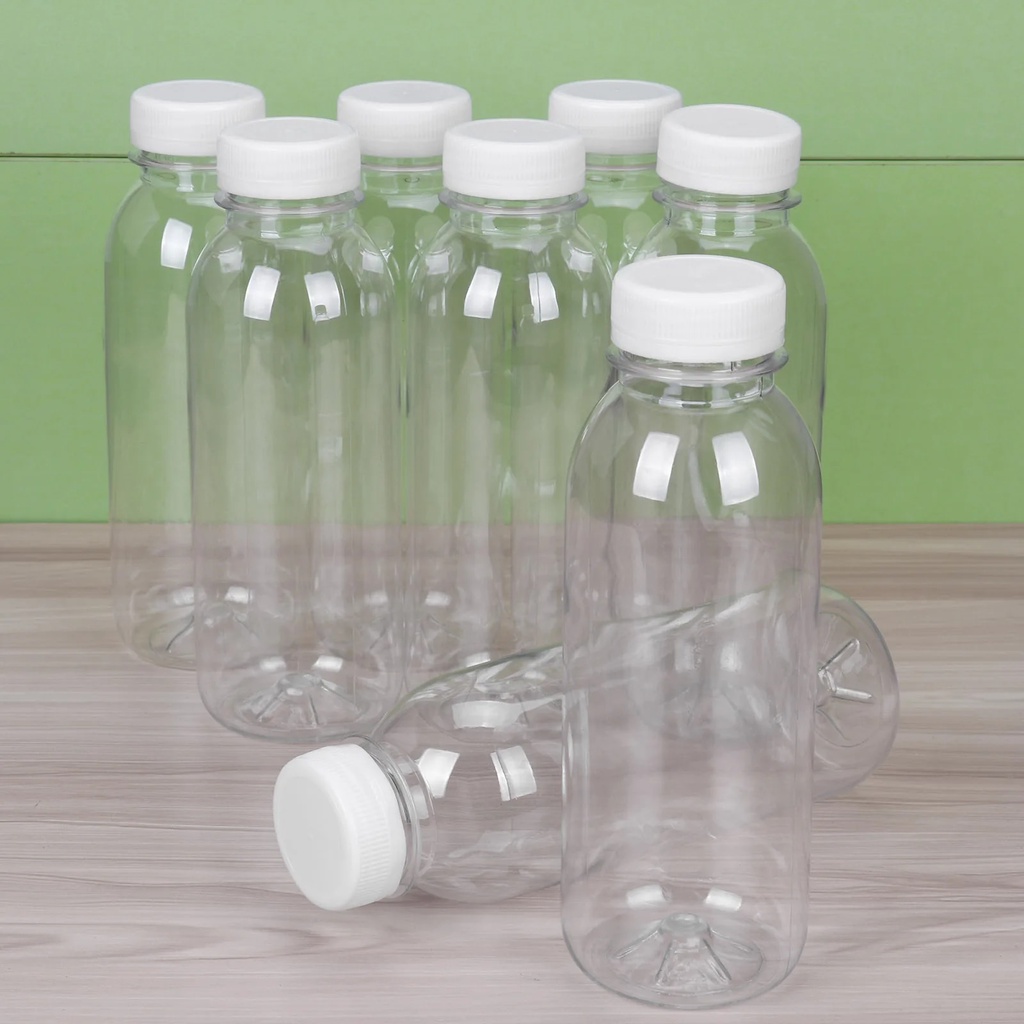 62S 300/350/400ml Reusable Clear Plastic Bottles Non Spill Juice Milk ...