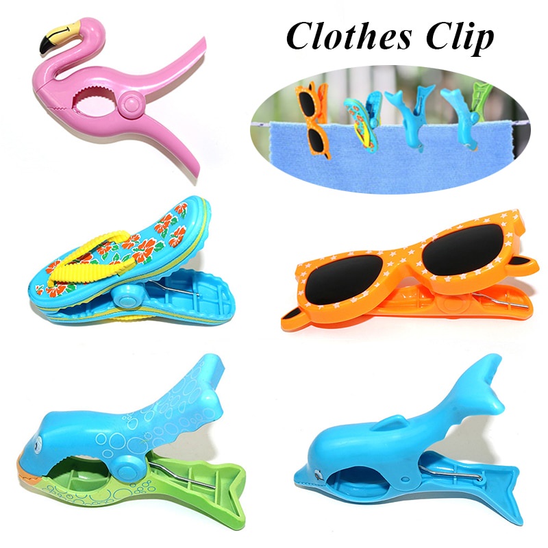 55G Large Cute Plastic Beach Towels Clips For Sunbeds Sun Lounger