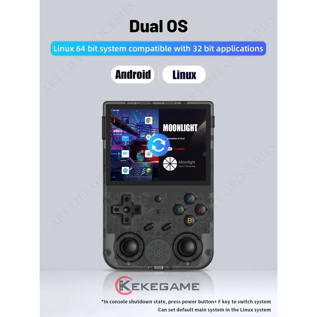 RG353V Handheld Game Console Dual OS Android 11 and Linux System for 5G  Wi-Fi 4.2 BT Moonlight ⚡f | Shopee Philippines