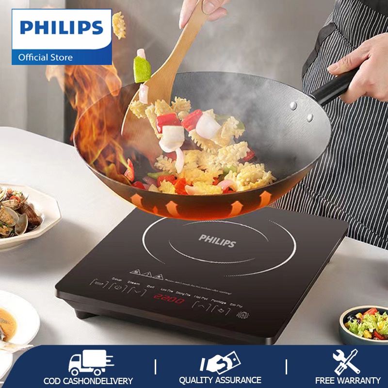 Philips Induction Cooker 2200W HD494701 Black Induction Cooker ...