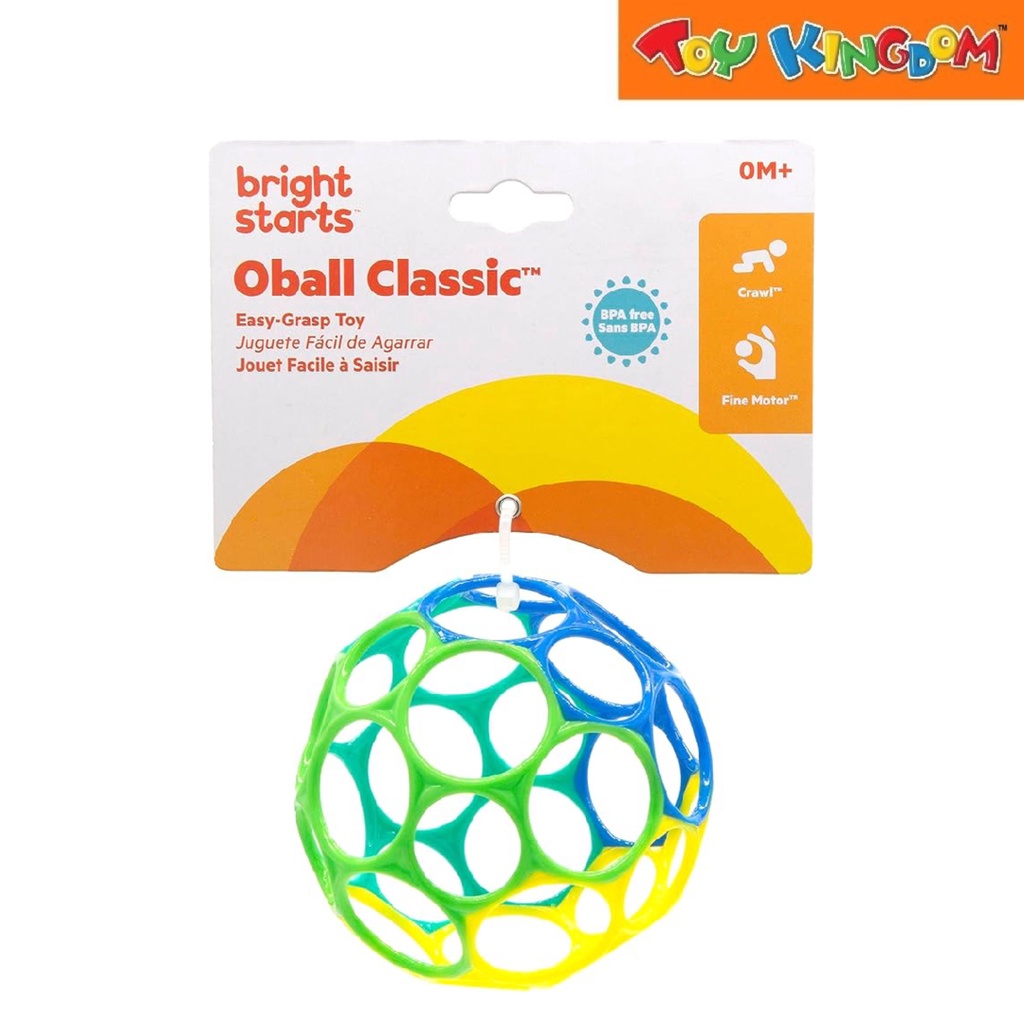 Bright Starts Oball Classic Easy- Grasp Toy | Shopee Philippines