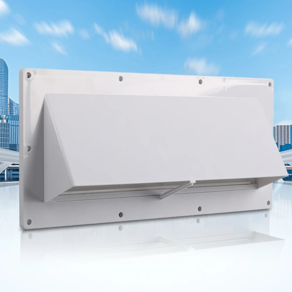 ☁RV Sidewall Range Hood Vent with Screws RV Caravan Exhaust Fan