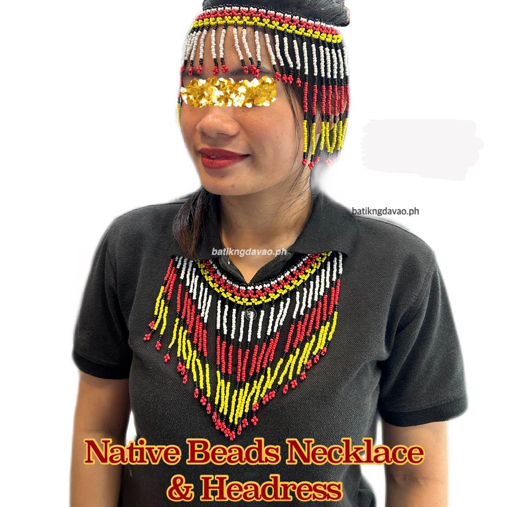 Beads Headress Necklace Manobo Tboli Beaded Necklace Ethnic Tribal ...