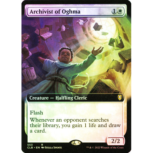 MTG Proxy Card - Archivist of Oghma (Extended Art Foil) | Battle for ...