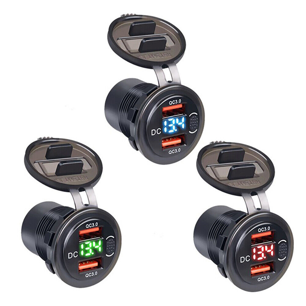 Install Usb Port In Car Charging Usb C Pd 12V 2 Ports 3 And Type C Pd 12V24V Dual Usb Power