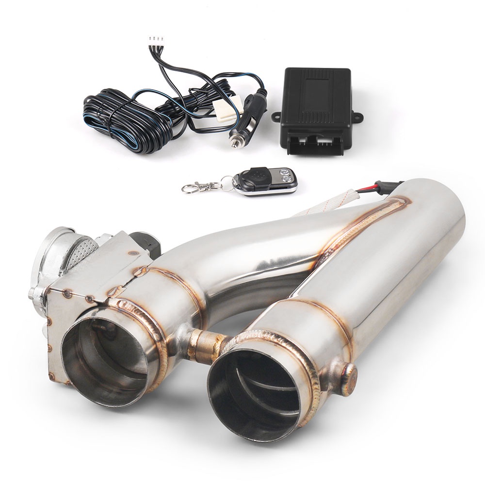 High Sealing 2.5" 3" Electric Exhaust Cutout Kit Y pipe Exhaust Control