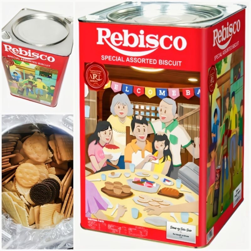 In stock Assorted 2KG Bucket Tins Special Biscuit Rebisco Rebisco or ...