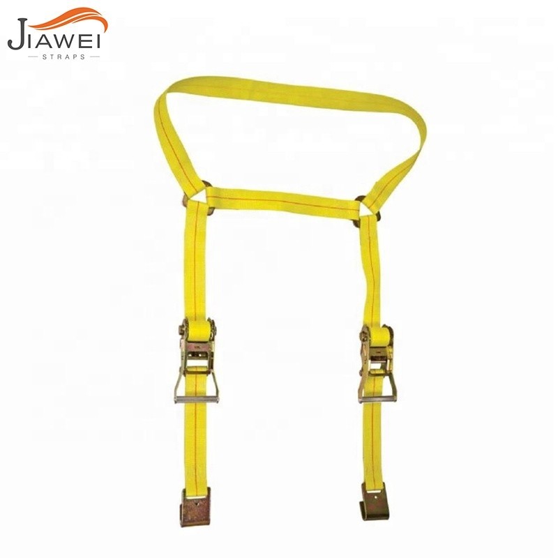 US standard Car Wheel Ratchet tie down strap latching tension belt diy