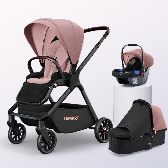 Smart Stroller Customized 3-in-1 stroller with Car Seat Reversible ...