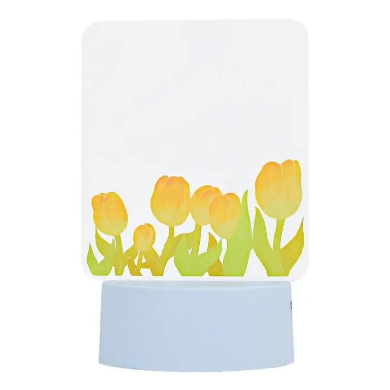 ☃Note Board LED Light Luminous Board For Leaving Message Messages ...