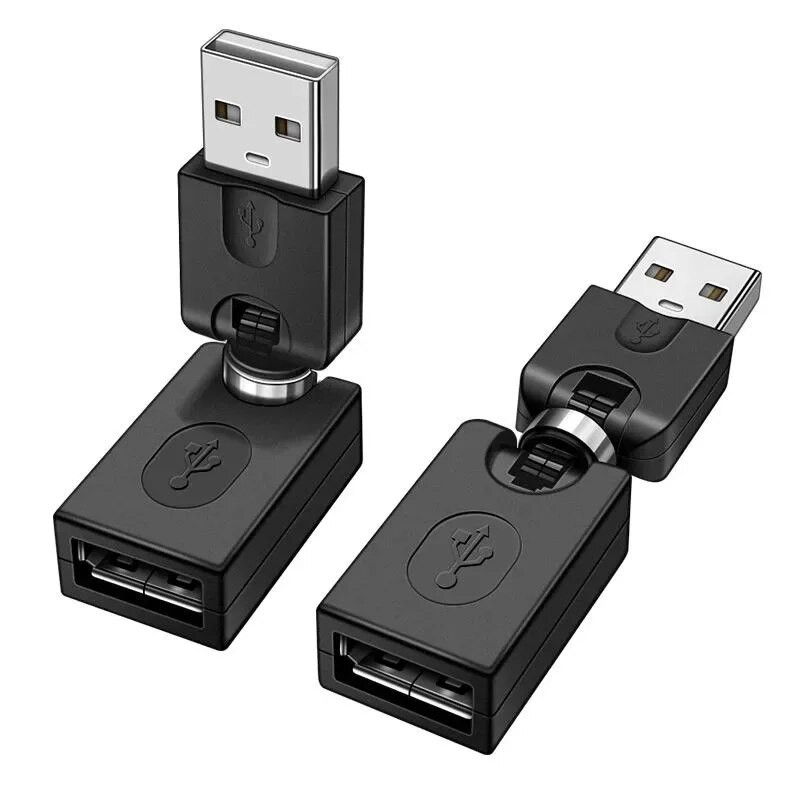 유360 Degree USB Connector Free Rotation Flexible Torsion Angle USB ...