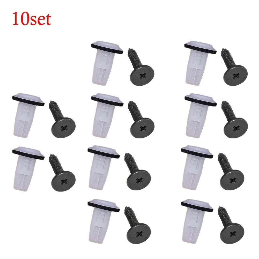 5 SETS CAR Wheel Arch Fender Lining Screw Grommets Clips For Honda $7