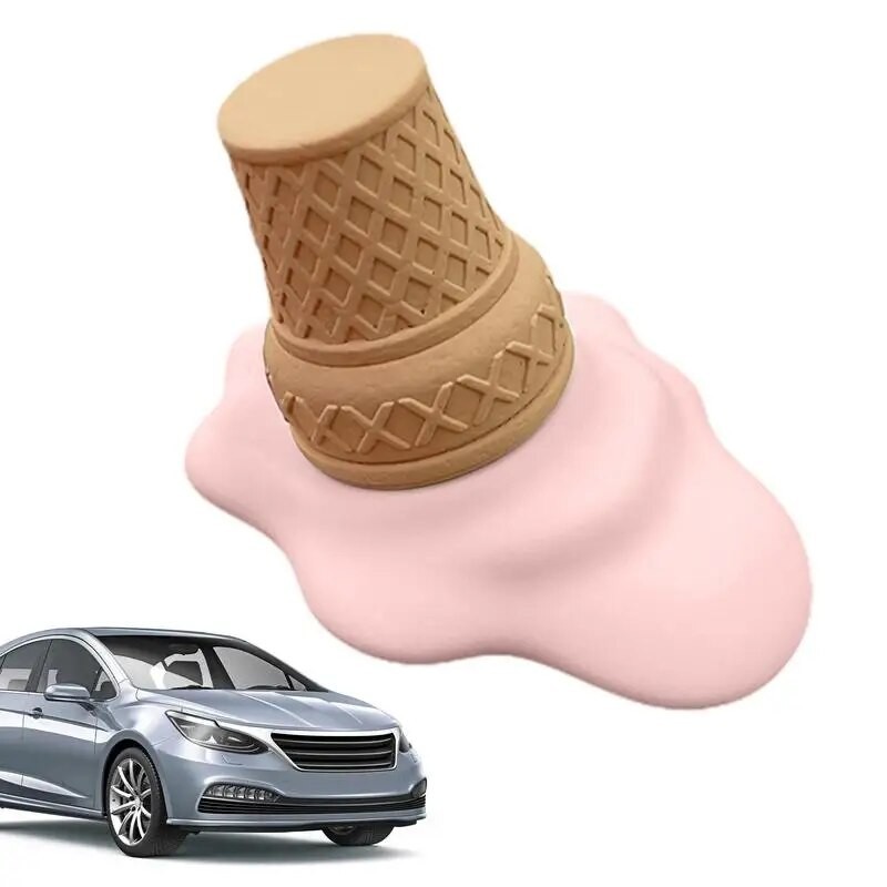 ☬Ice Cream Car Air Freshener Melting Ice Cream Design Aromatherapy