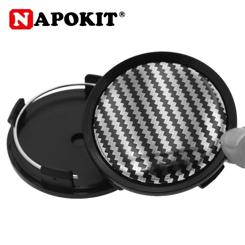 ♨4pcs Carbon Fiber Pattern 75mm Wheel Center Cap For Mercedes Benz W212 ...