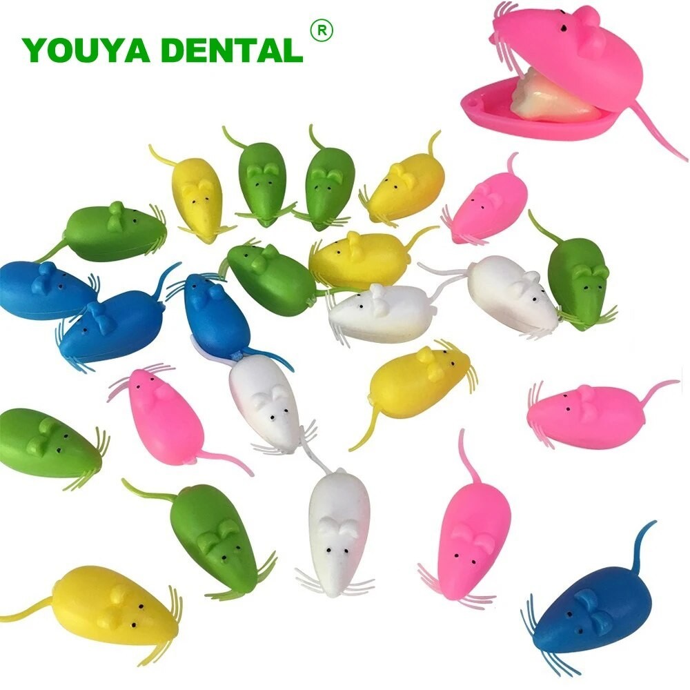 Cute Mini Mouse Shape Plastic Save Milk Teeth Storage Box Baby Teeth ...