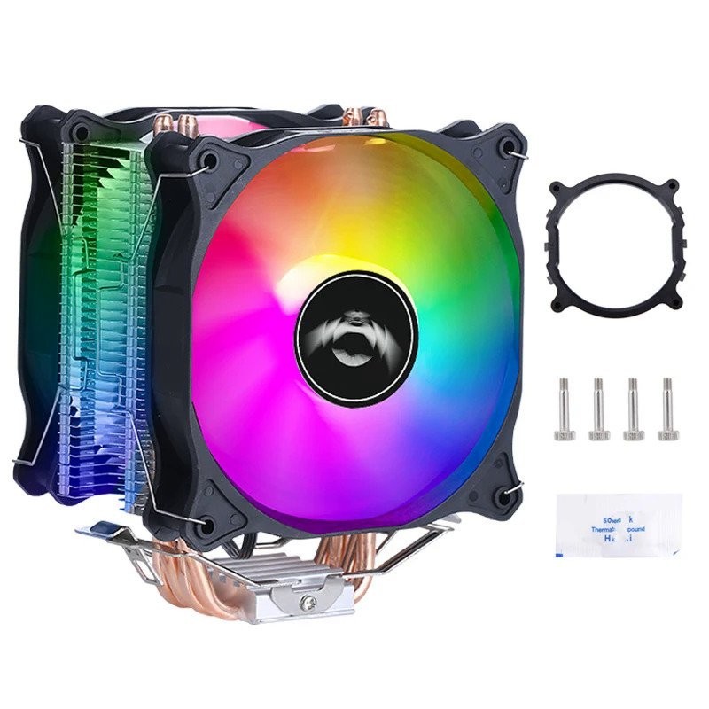 LMQZ Computer 4 heat pipe Copper pipe 2011 E5 motherboardcpu cooler 120 ...