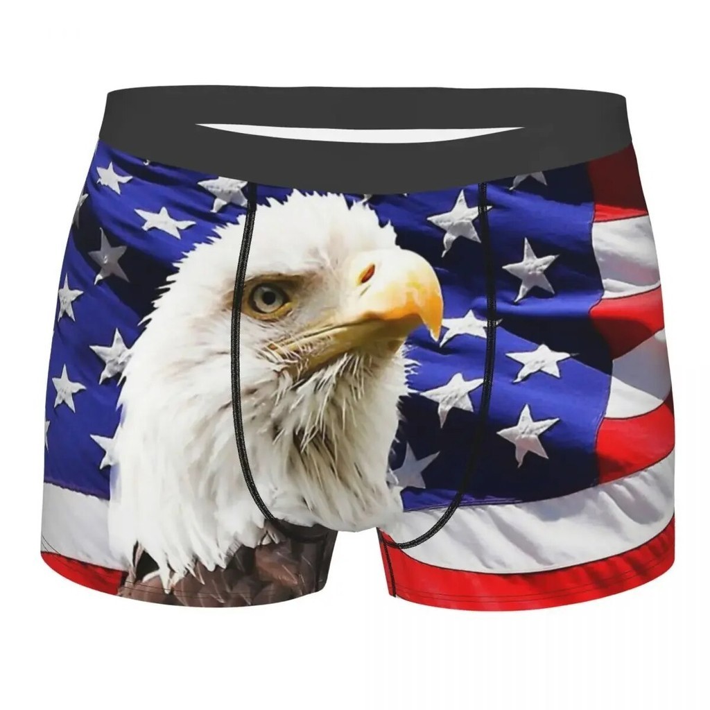 59k National Flag American Bald Eagle Underpants Cotton Panties Man ...