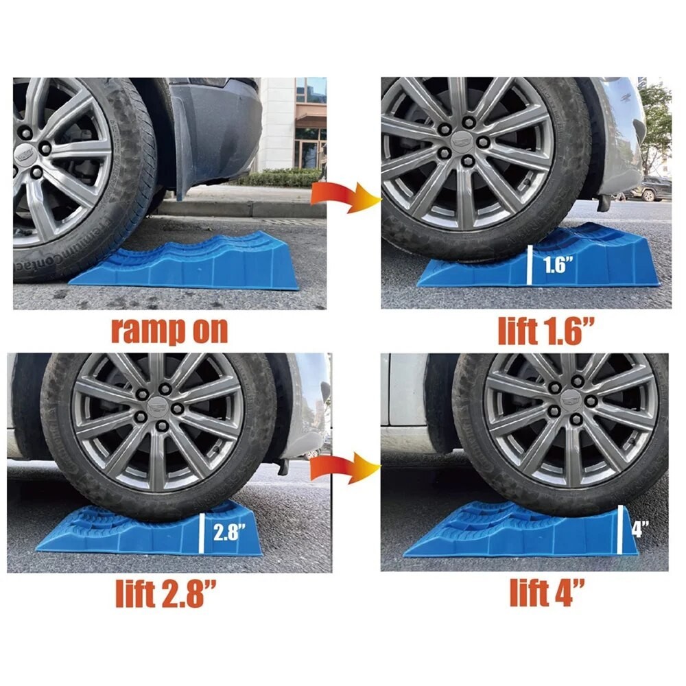 43V JayCreer Camper Trailer SUV Car Wheel Chocks, Leveler, Stabilizer