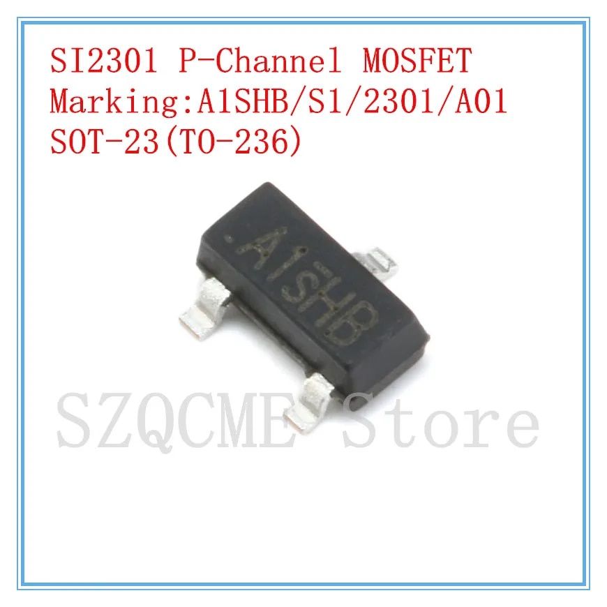 thumbnail image 2 of 20pcs FDN340P MOSFET – P-Channel, -20V, -2A, SOT23 Package (New, Good Quality) 2 of 5