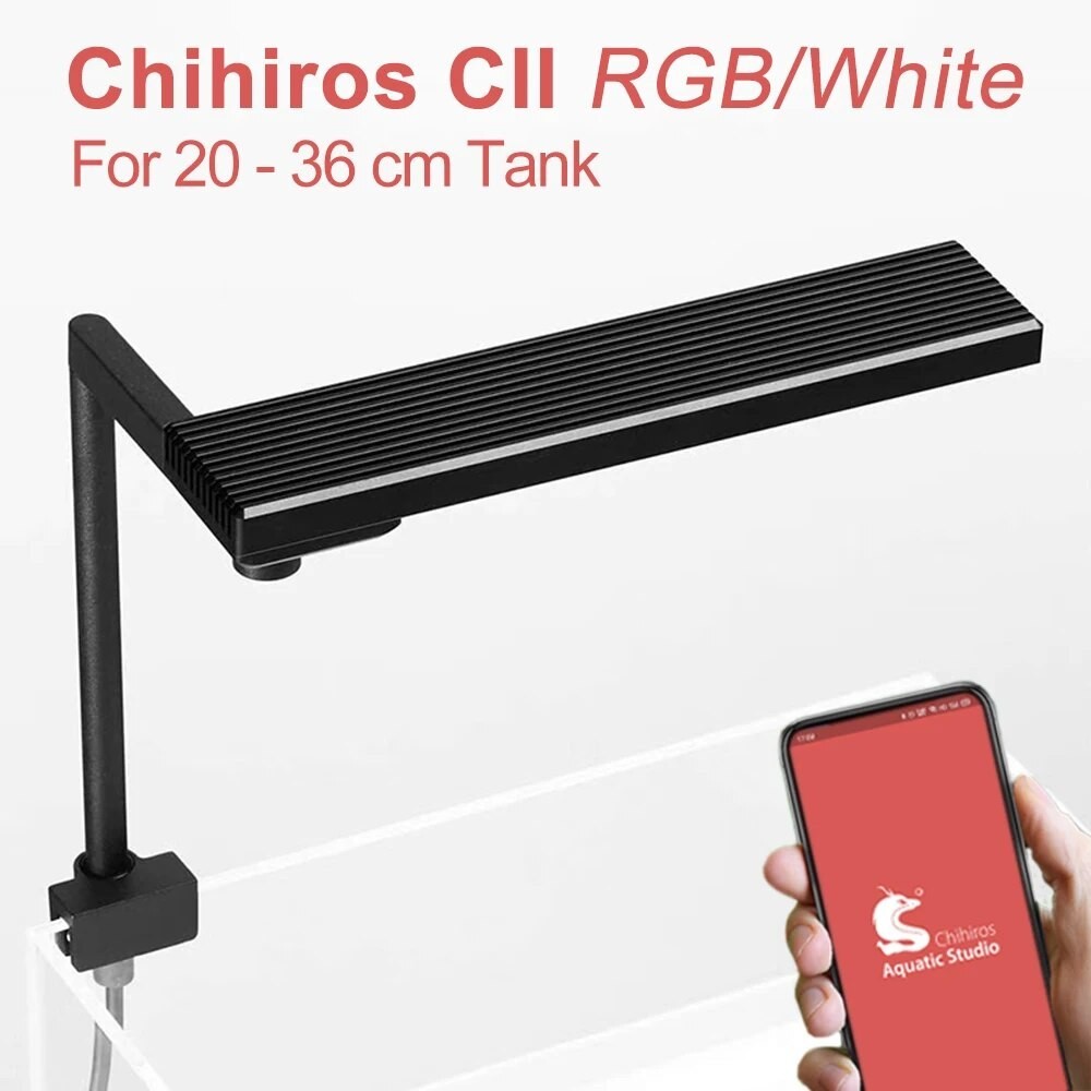 42L Chihiros C2 White/RGB Nano Aquarium Light for Planted Tank CII APP ...