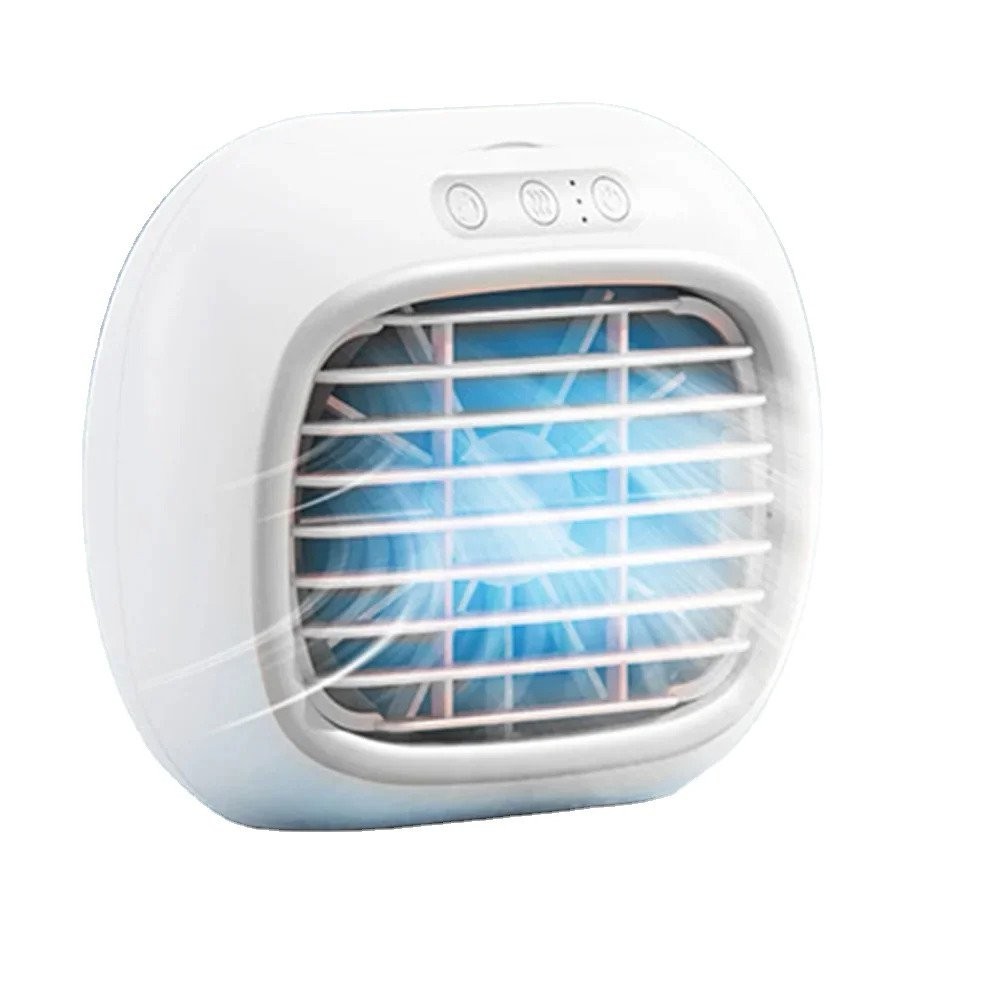 Small Desktop Table Quiet Portable Ac Mini Air Cooler Fan Personal ...