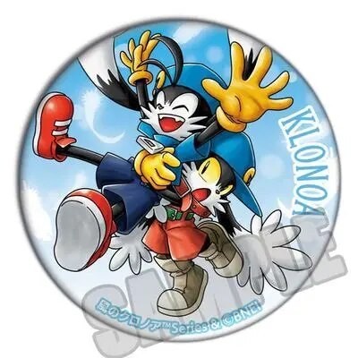 09q Anime Klonoa Figure 58mm Badge Round Brooch Pin 2311 Gifts Kids ...