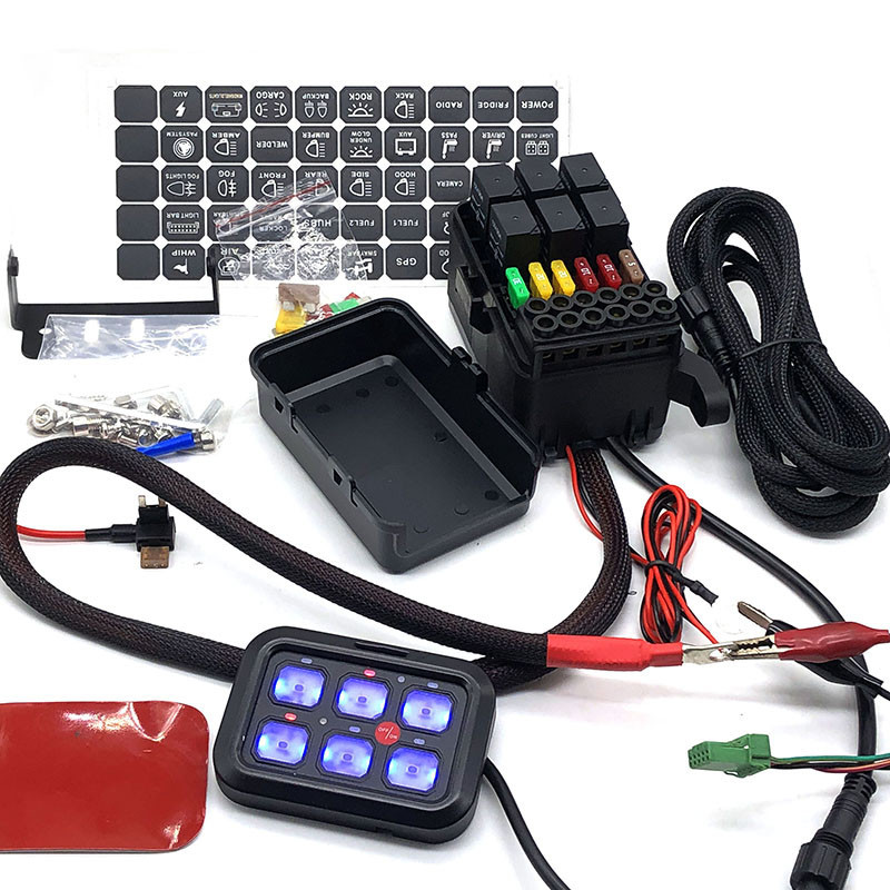 6Gang Universal Automatic System Led Back Light Circuit Relay Control ...