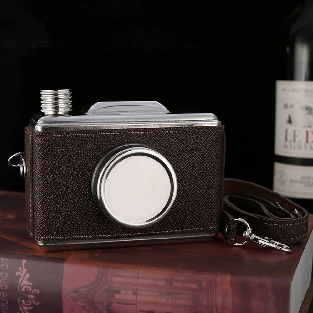Portable Hide Alcohol Liquor Whiskey Containers Bottle Stainless Steel ...